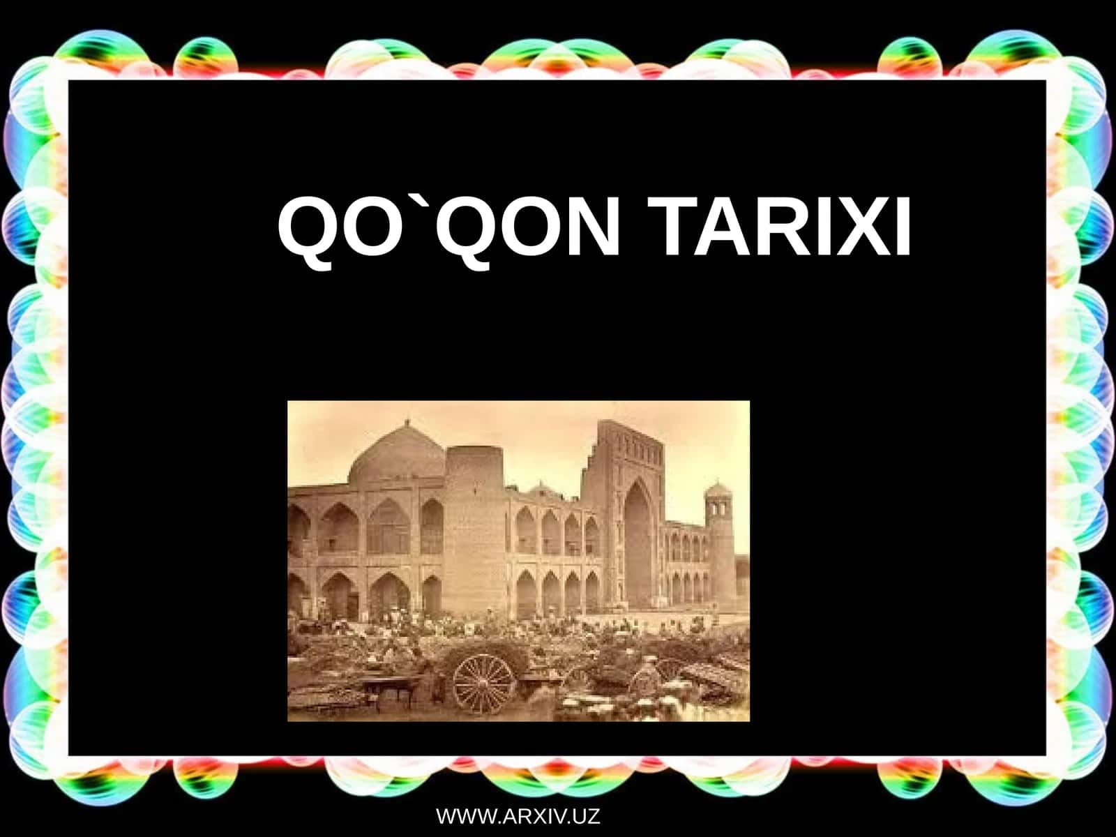 QO`QON TARIXI