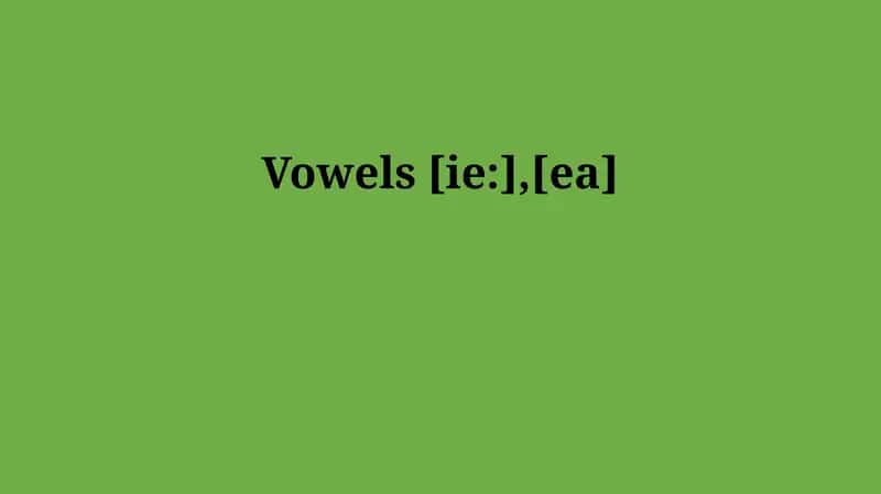 Vowels