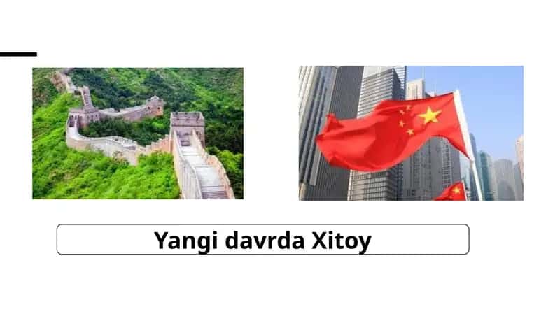 Yangi davrda Xitoy