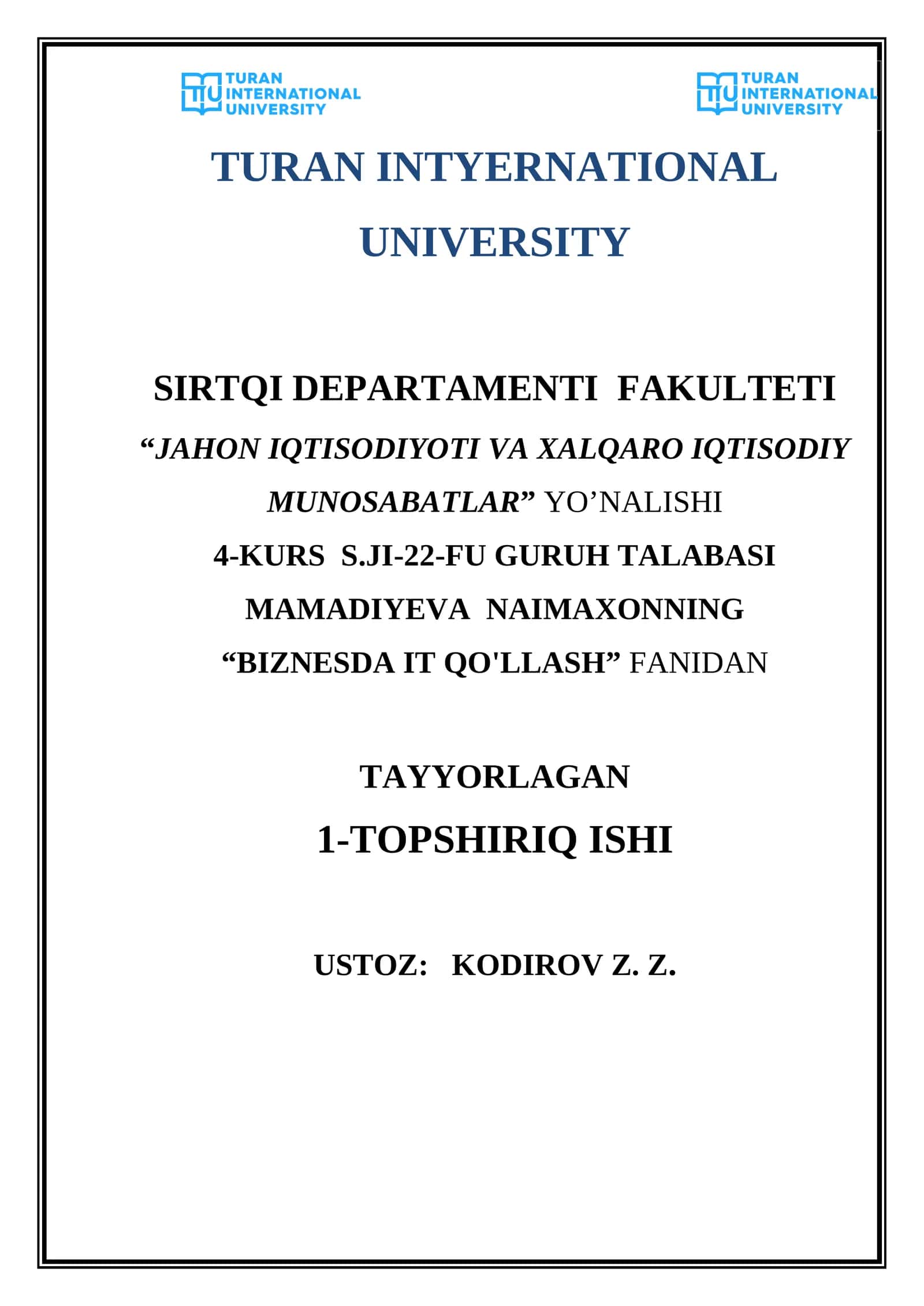 Operatsion tizimlarning asosiy vazifalari