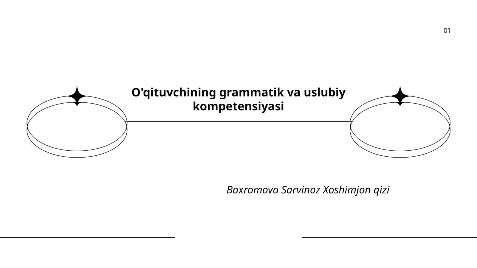 O'qituvchining grammatik va uslubiy kompetensiyasi