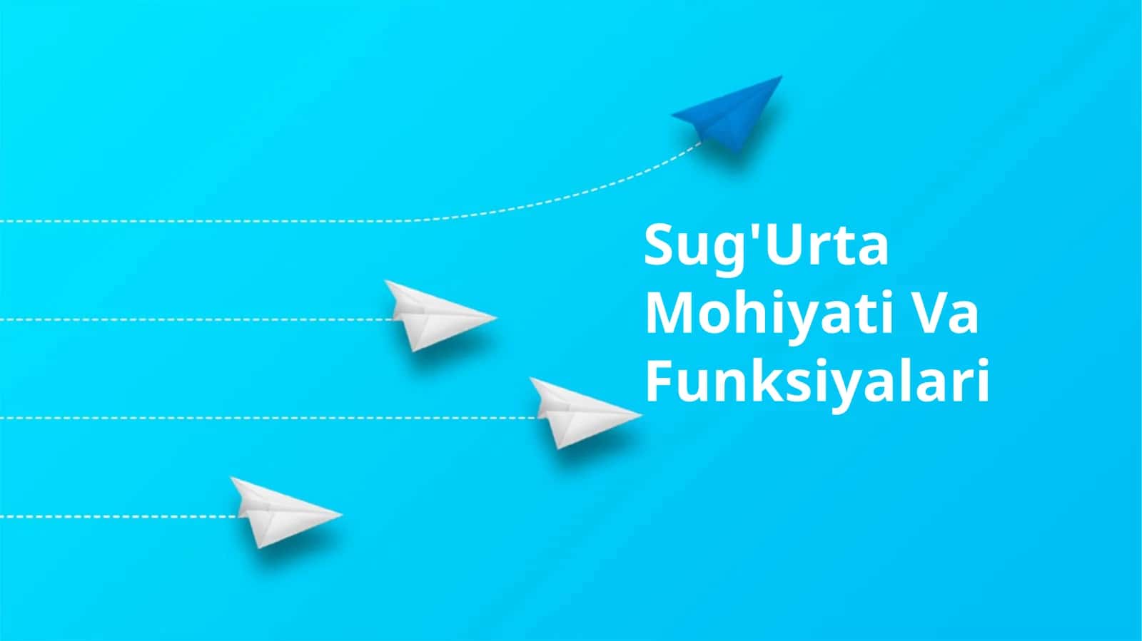Sug'Urta Mohiyati Va Funksiyalari