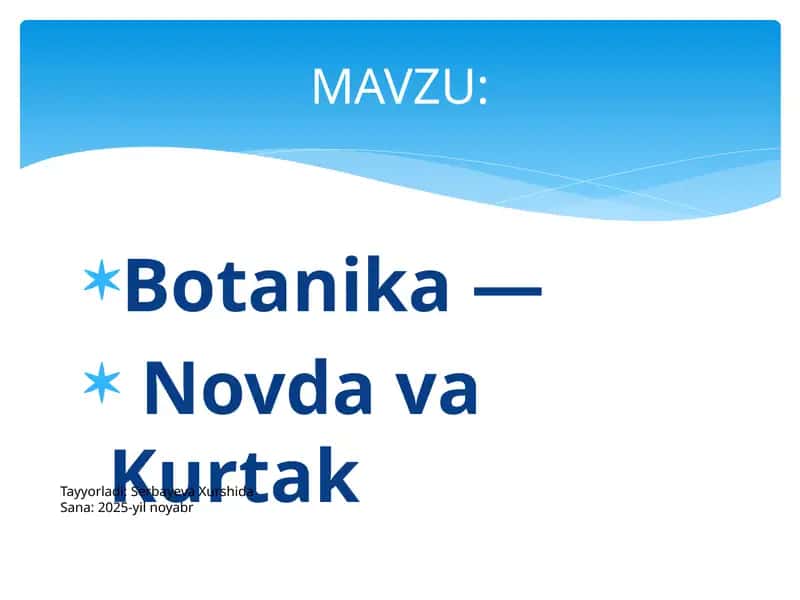 Botanika