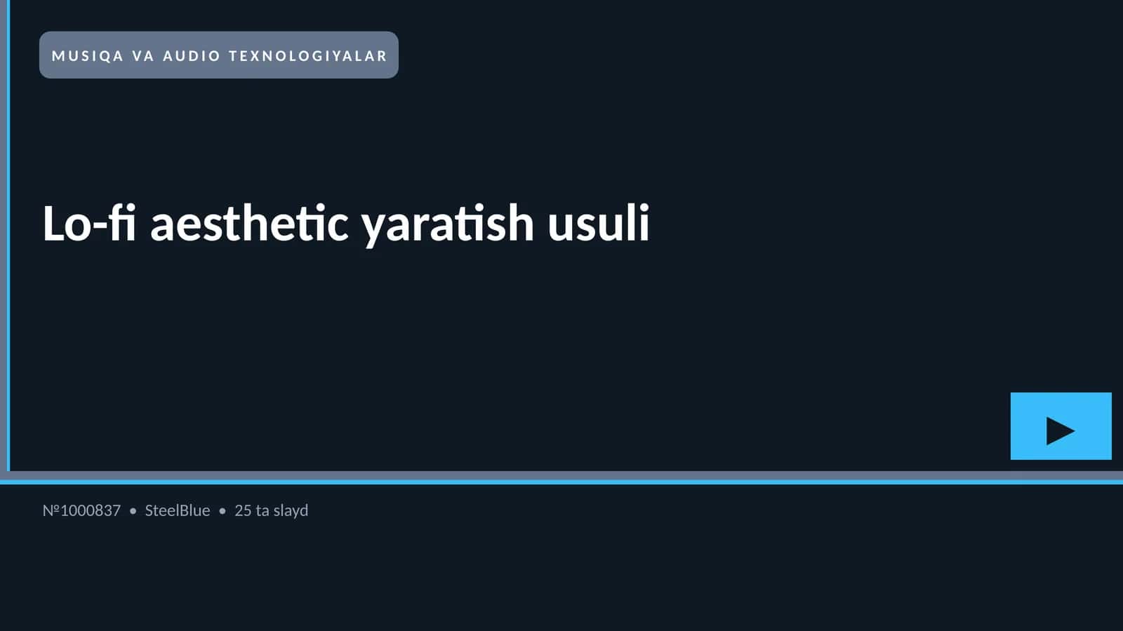 Lo-fi aesthetic yaratish usuli