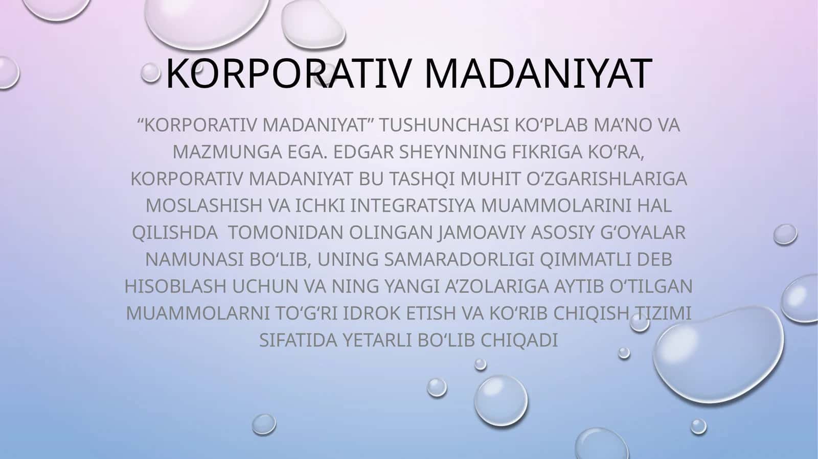 Korporativ madaniyat