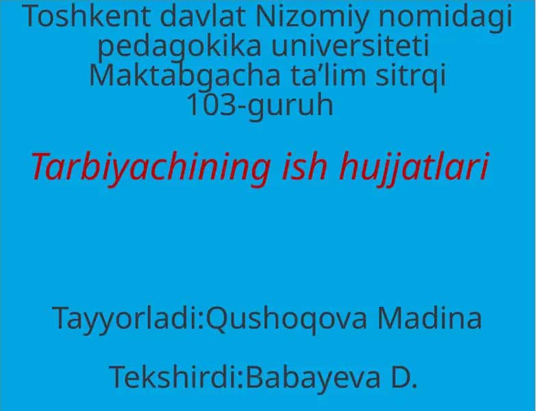 Davlattalablarining maqsad, vazifava asosiy tamoyillari