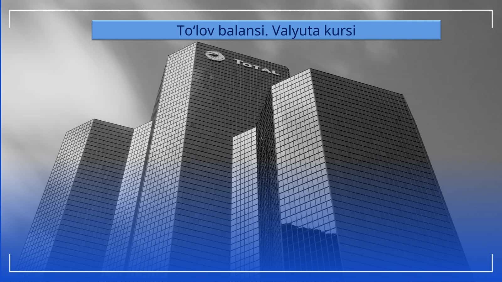 To‘lov balansi. Valyuta kursi