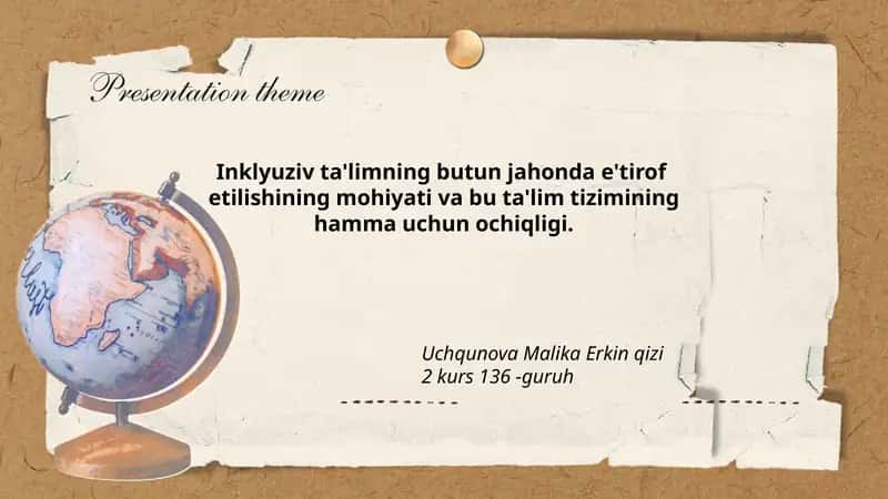 Inklyuziv Ta'limning Ahamiyati