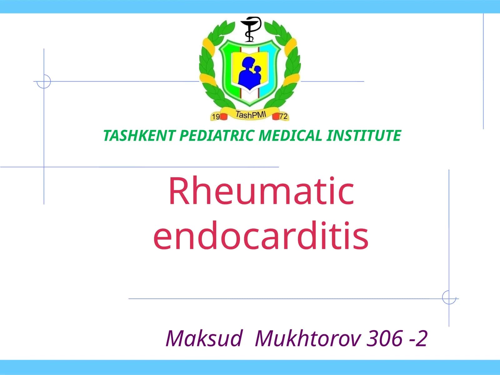 Rheumatic endocarditis
