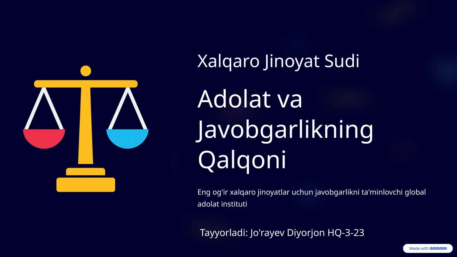 Xalqaro Jinoyat Sudi