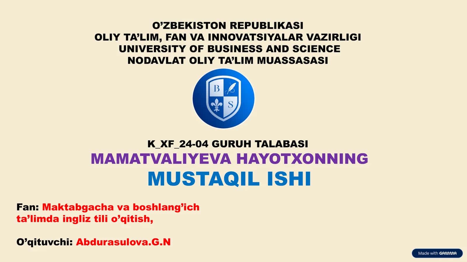 Ikki Tillilik (Bilingvizm) Nazariyasi va Maktabgacha Yoshdagi Bolalarga Ta'siri