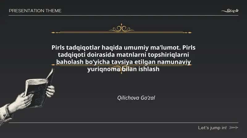 Pirls tadqiqotlar