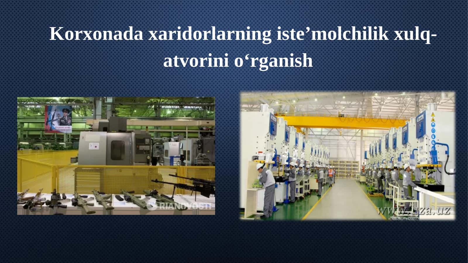 Xaridorning iste’molchilik xulq-atvorini o‘rganish