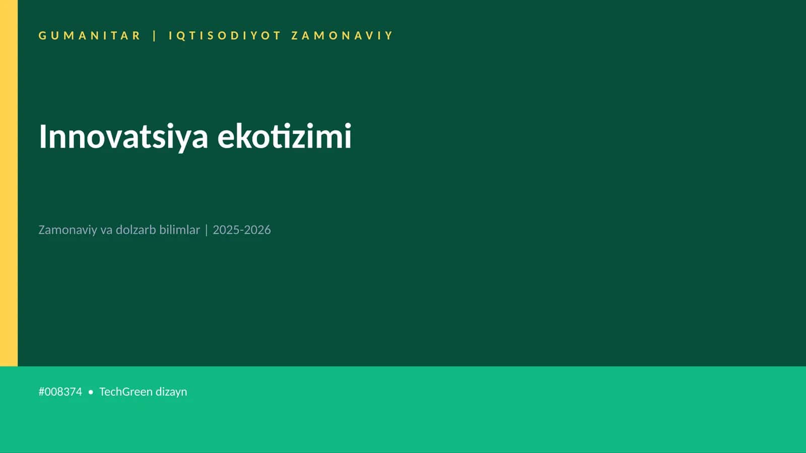 Innovatsiya ekotizimi
