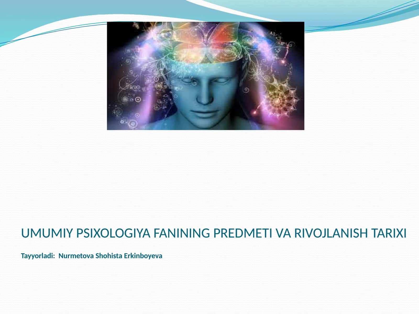 UMUMIY PSIXOLOGIYA