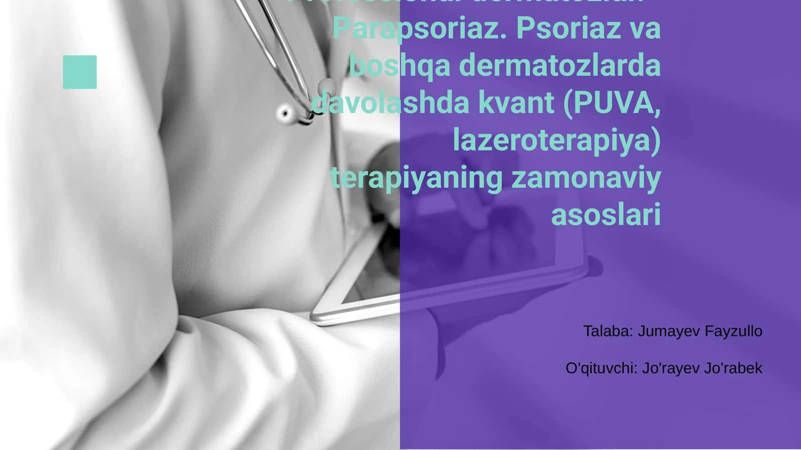 Professional dermatozlar