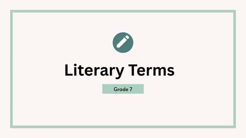 Literary Terms