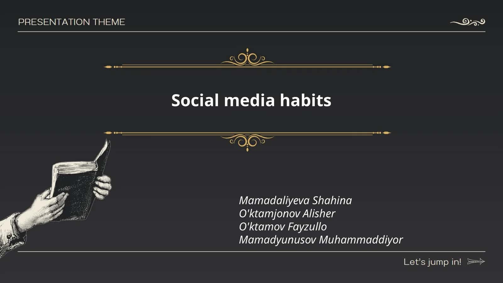 Social media habits