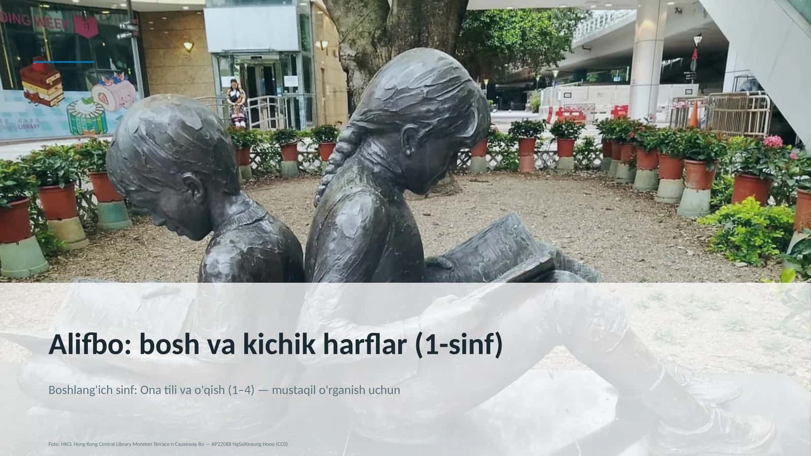 Alifbo: bosh va kichik harflar (1-sinf)