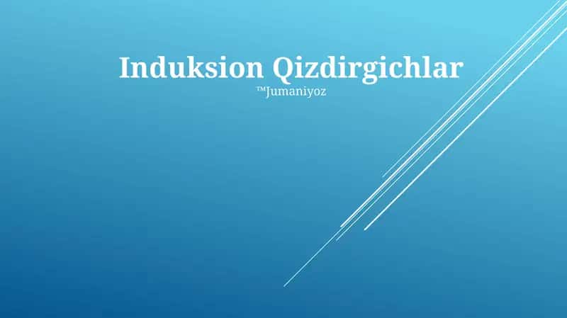 Induksion Qizdirgichlar