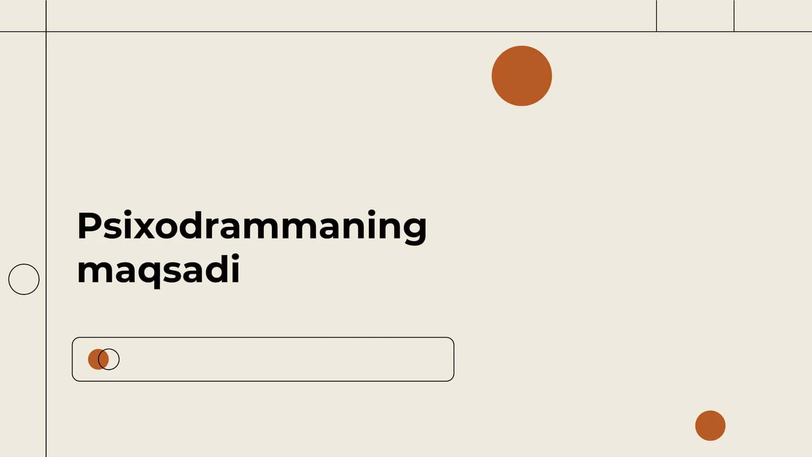 Psixodrammaning maqsadi