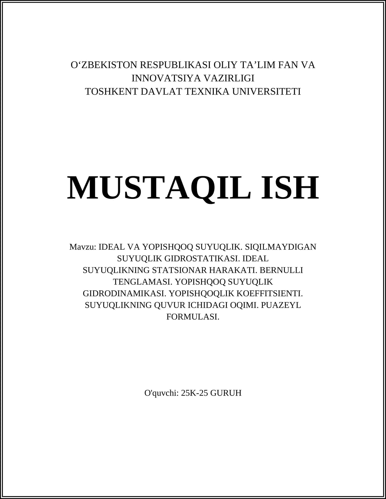 IDEAL VA YOPISHQOQ SUYUQLIK