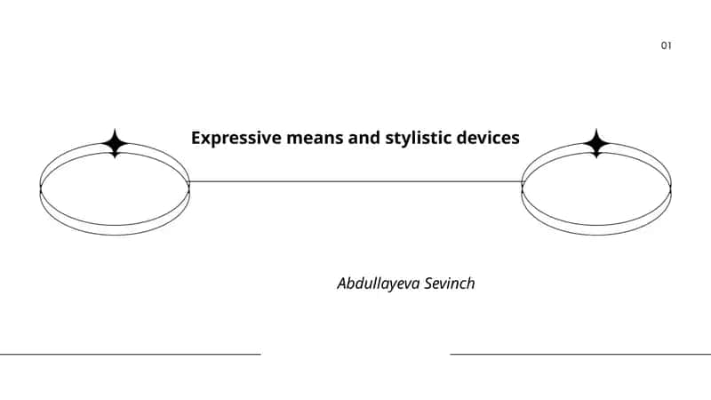 Expressive means and stylistic devices