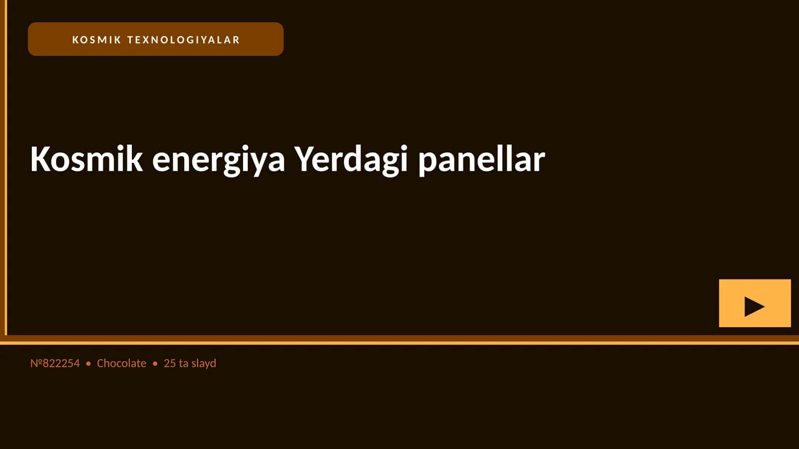 Kosmik energiya Yerdagi panellar