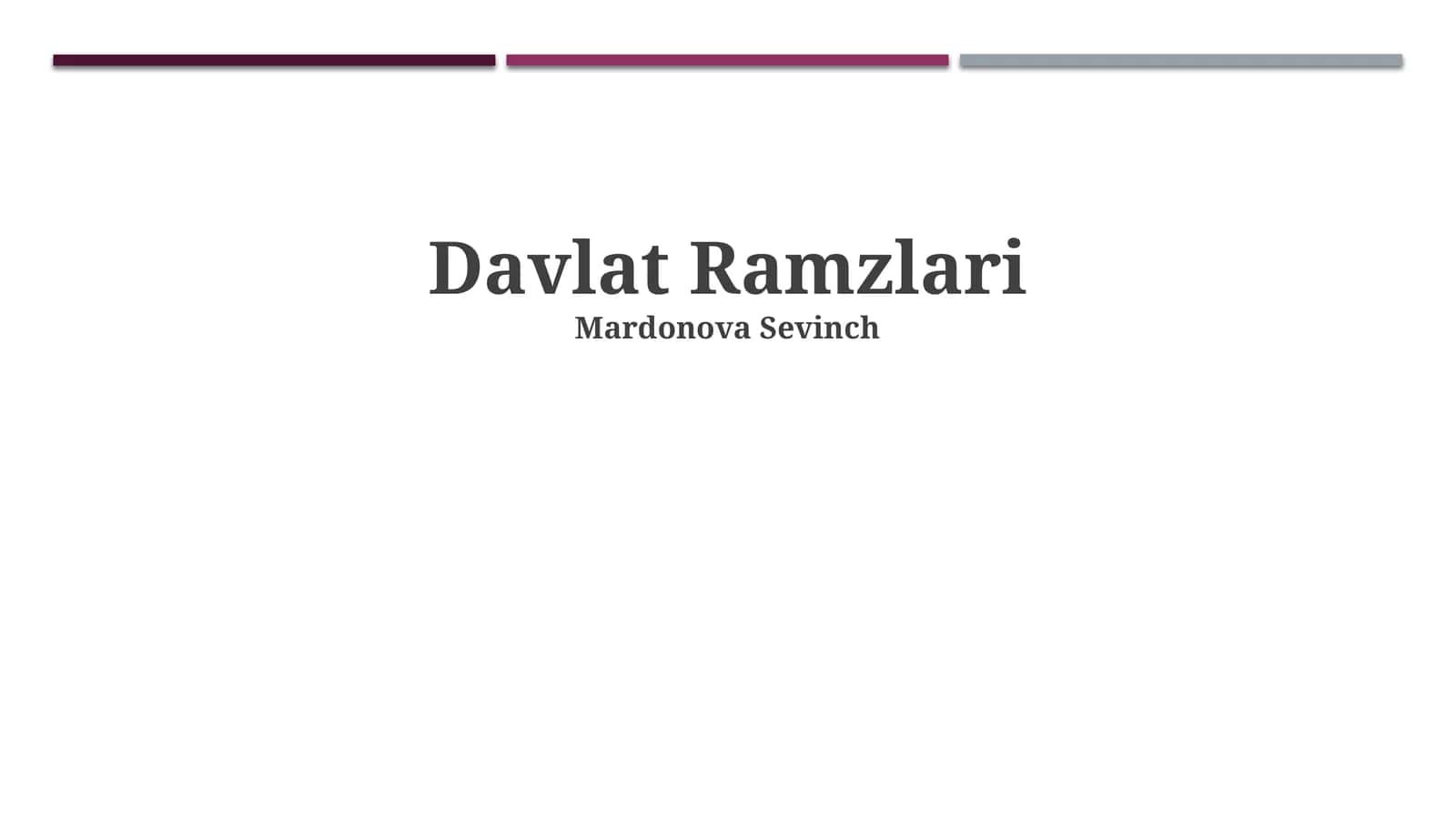 Davlat Ramzlari