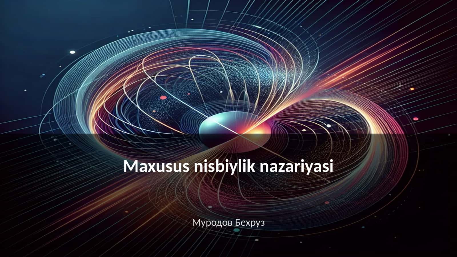 Maxusus nisbiylik nazariyasi