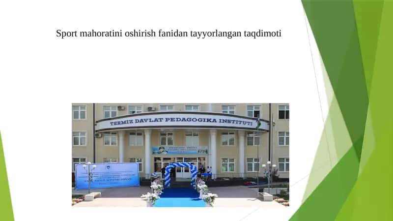 Volebol o’yinida tayyorgarlik turlarining o’rni va ahamiyati