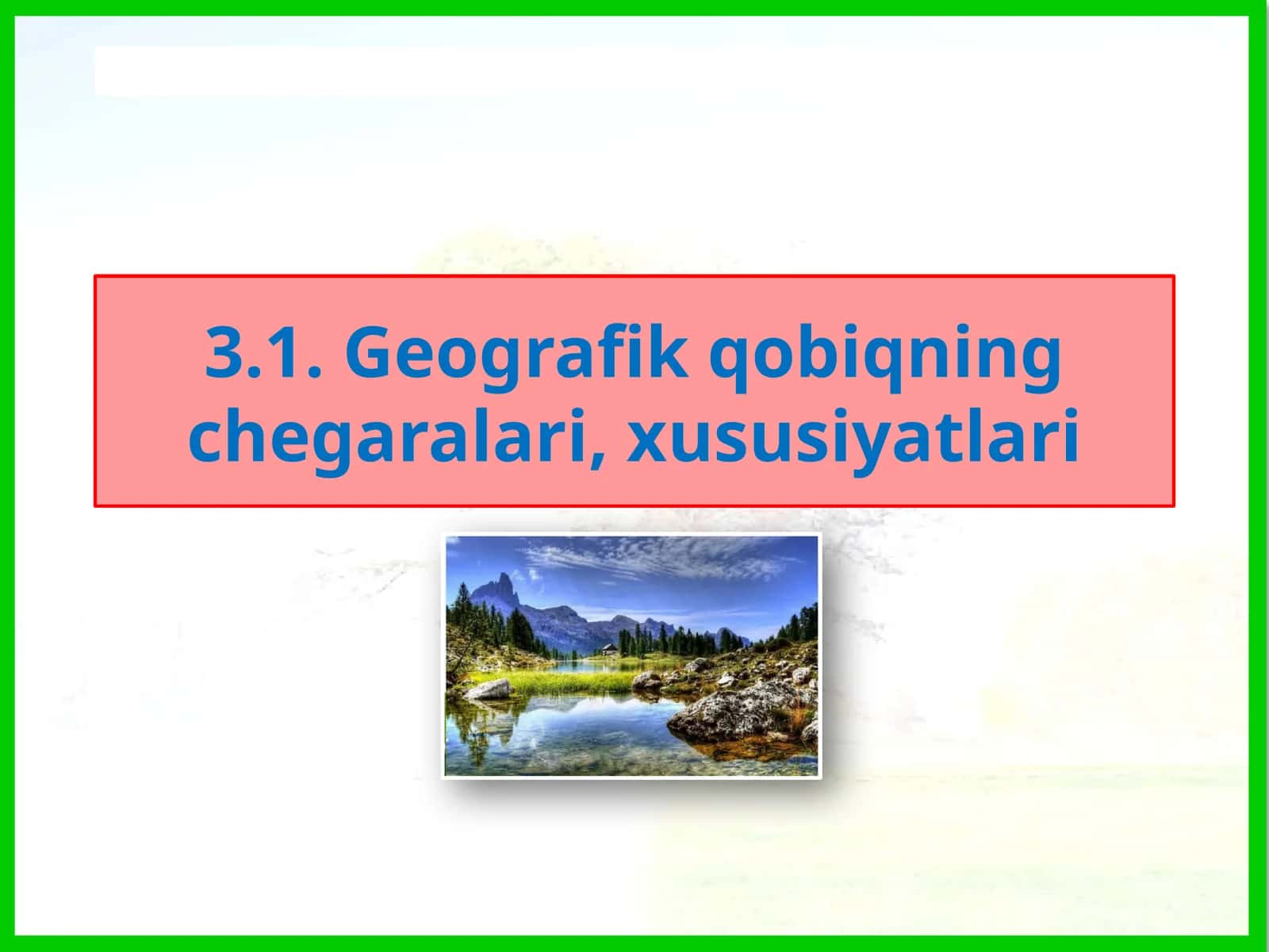 GЕОGRАFIK KООRDINАTАLАR