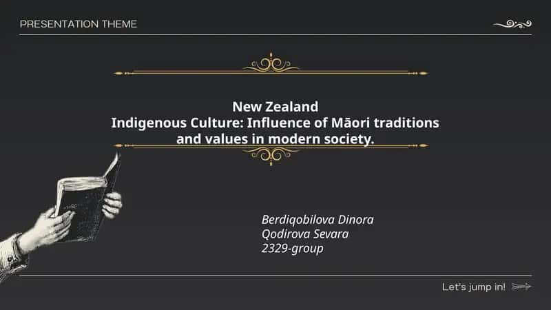Indigenous Culture: Influence of Māori traditions and values in modern society