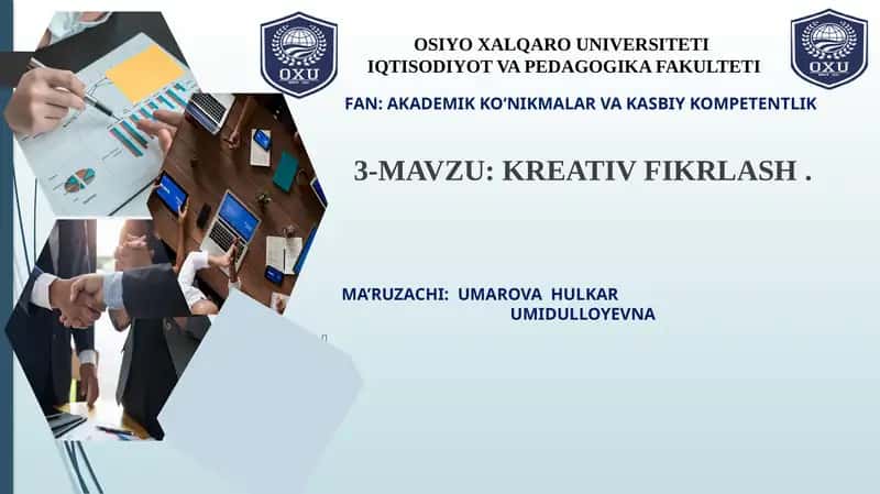 KREATIV FIKRLASH
