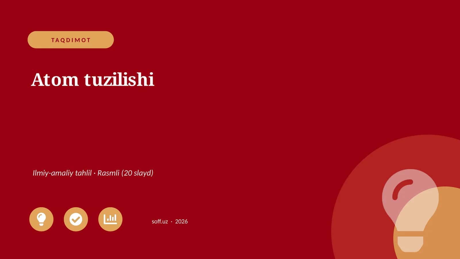 Atom tuzilishi