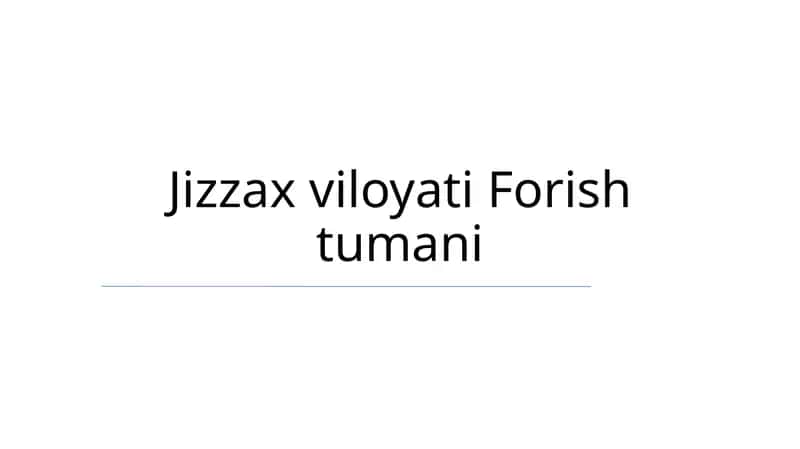 Energiya Resurslari va Ta'minoti