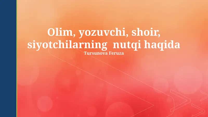 Shoirlarning nutqlari: She'r va musiqa uyg'unligi