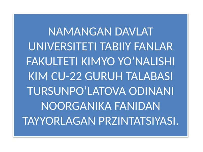 IX Guruh Elementini Olinishi