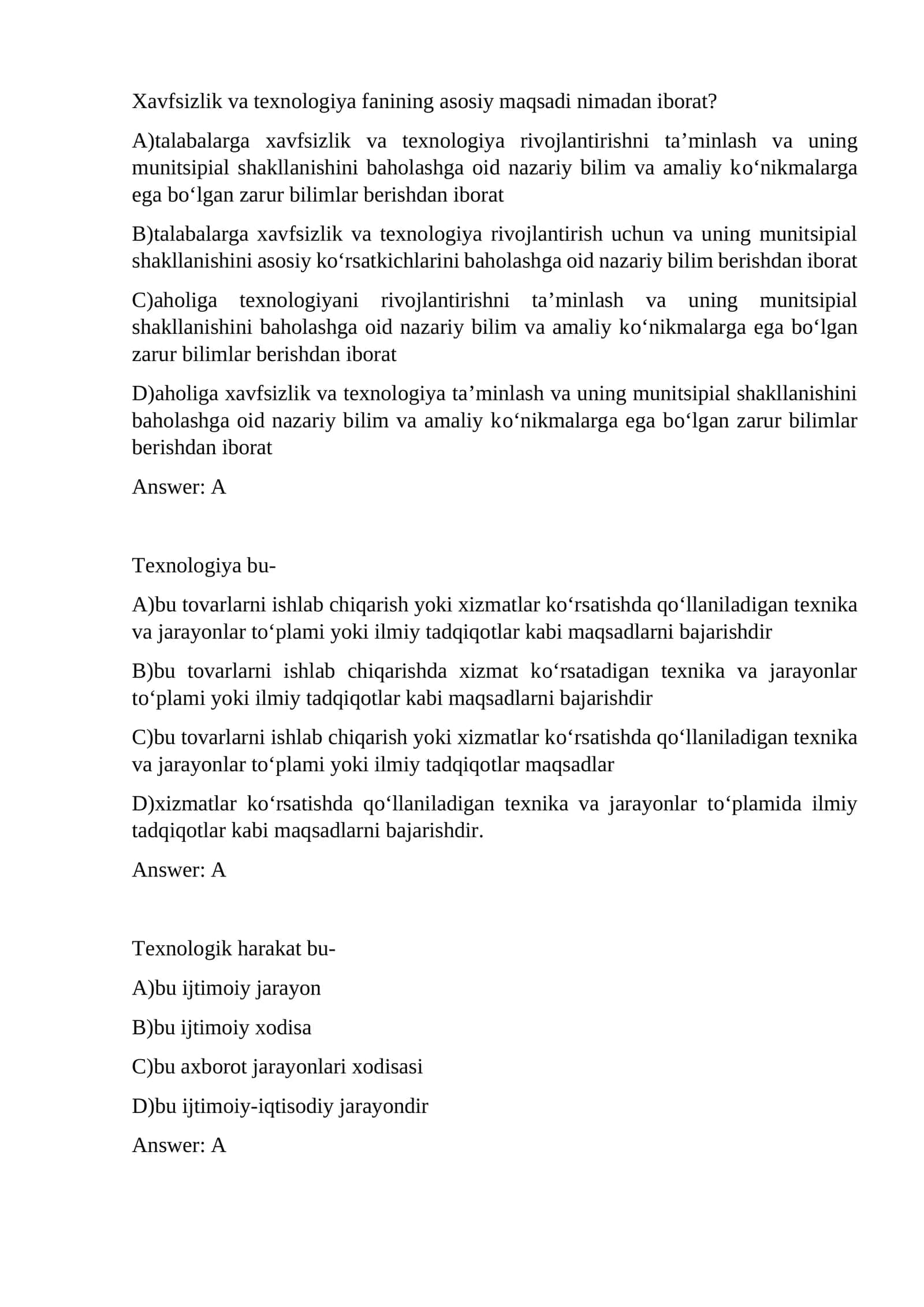 Texnologiya bu