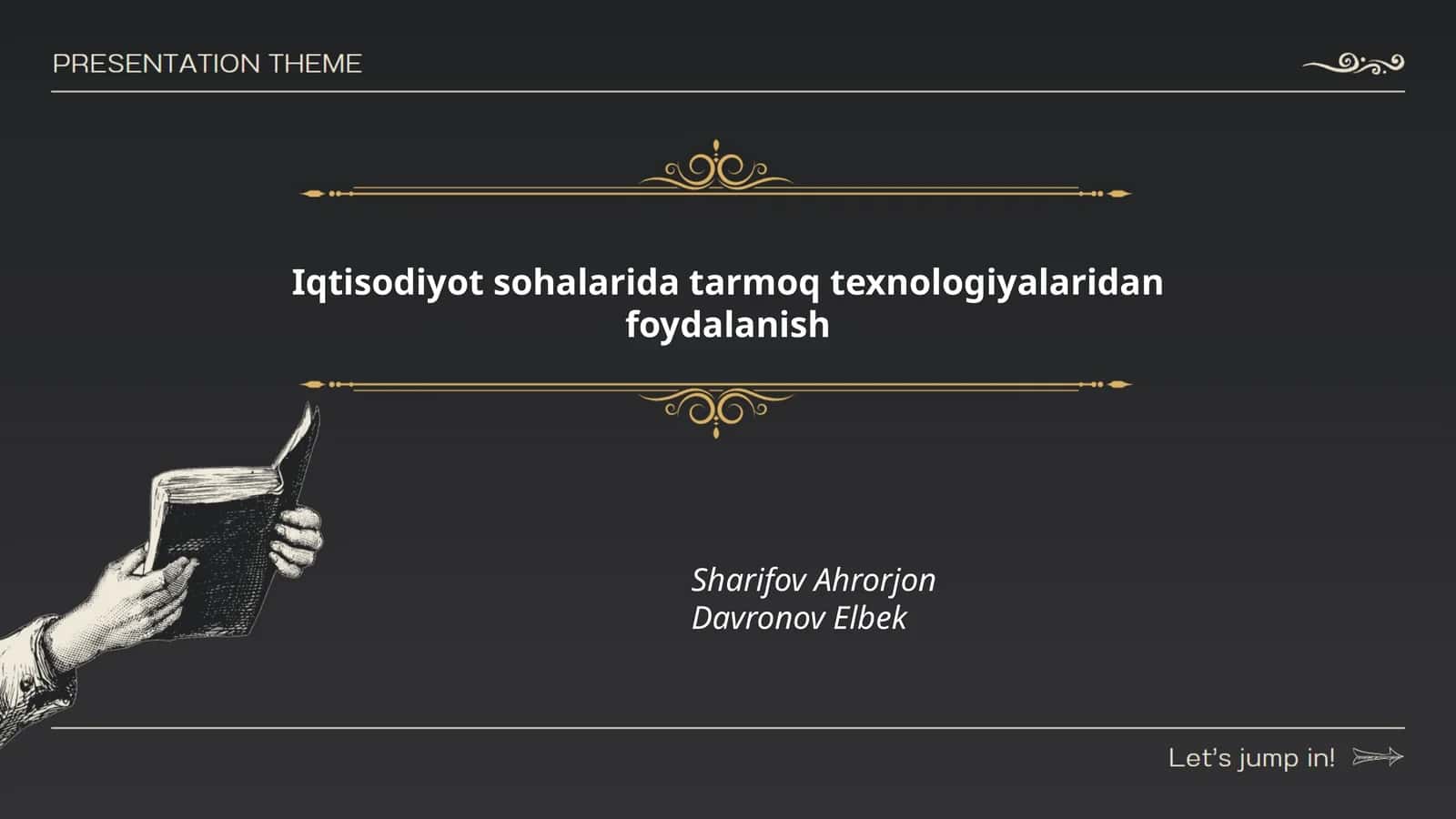 Tarmoq Texnologiyalaridan Foydalanish