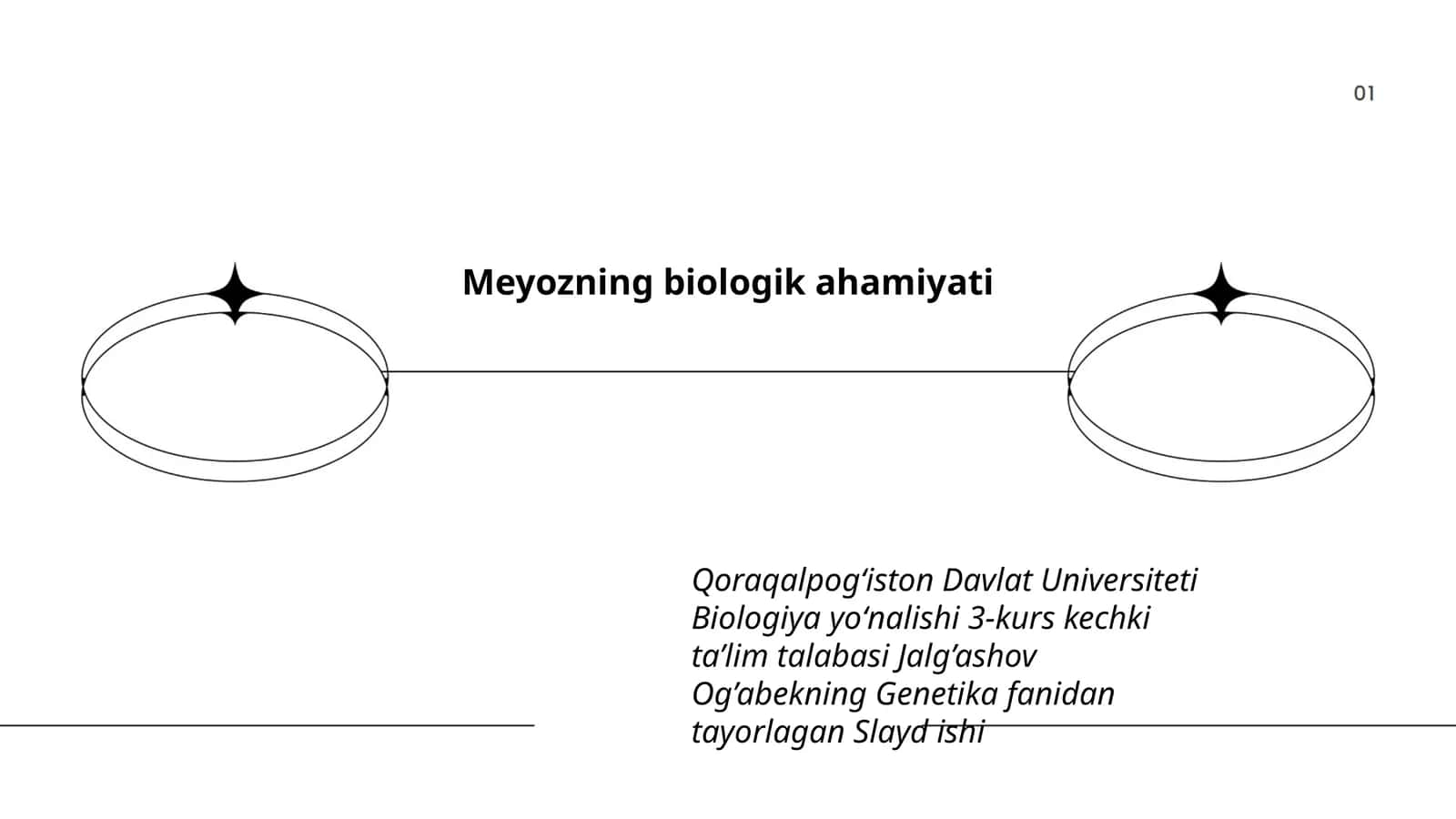 Meyozning biologik ahamiyati