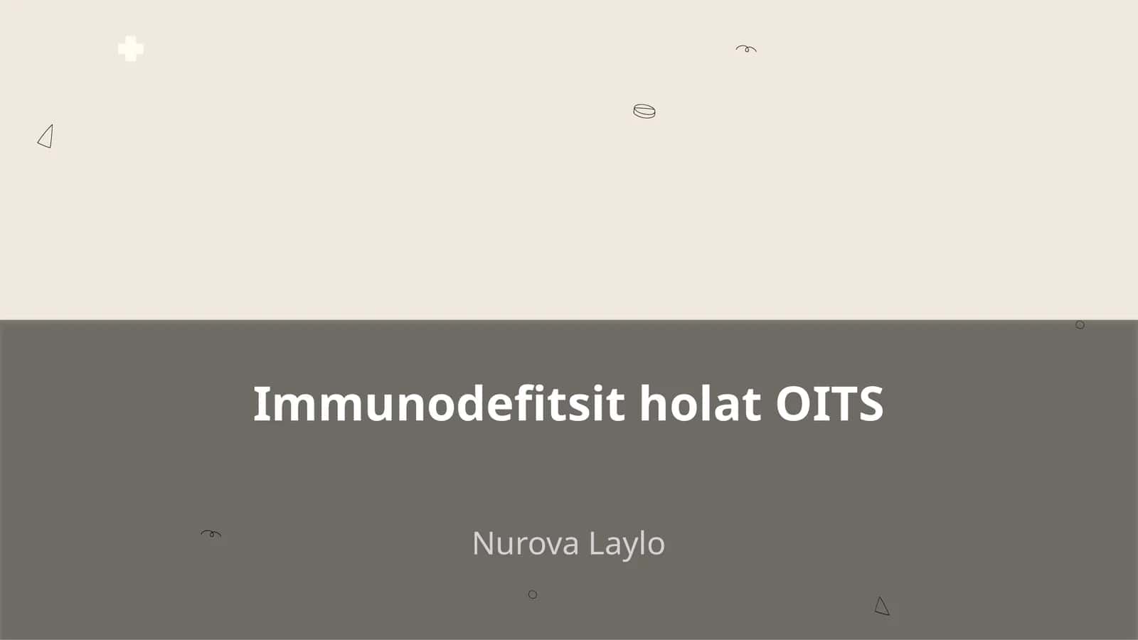 Immunodefitsit holat OITS