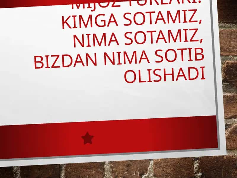 Turizm biznesida mijoz turlari
