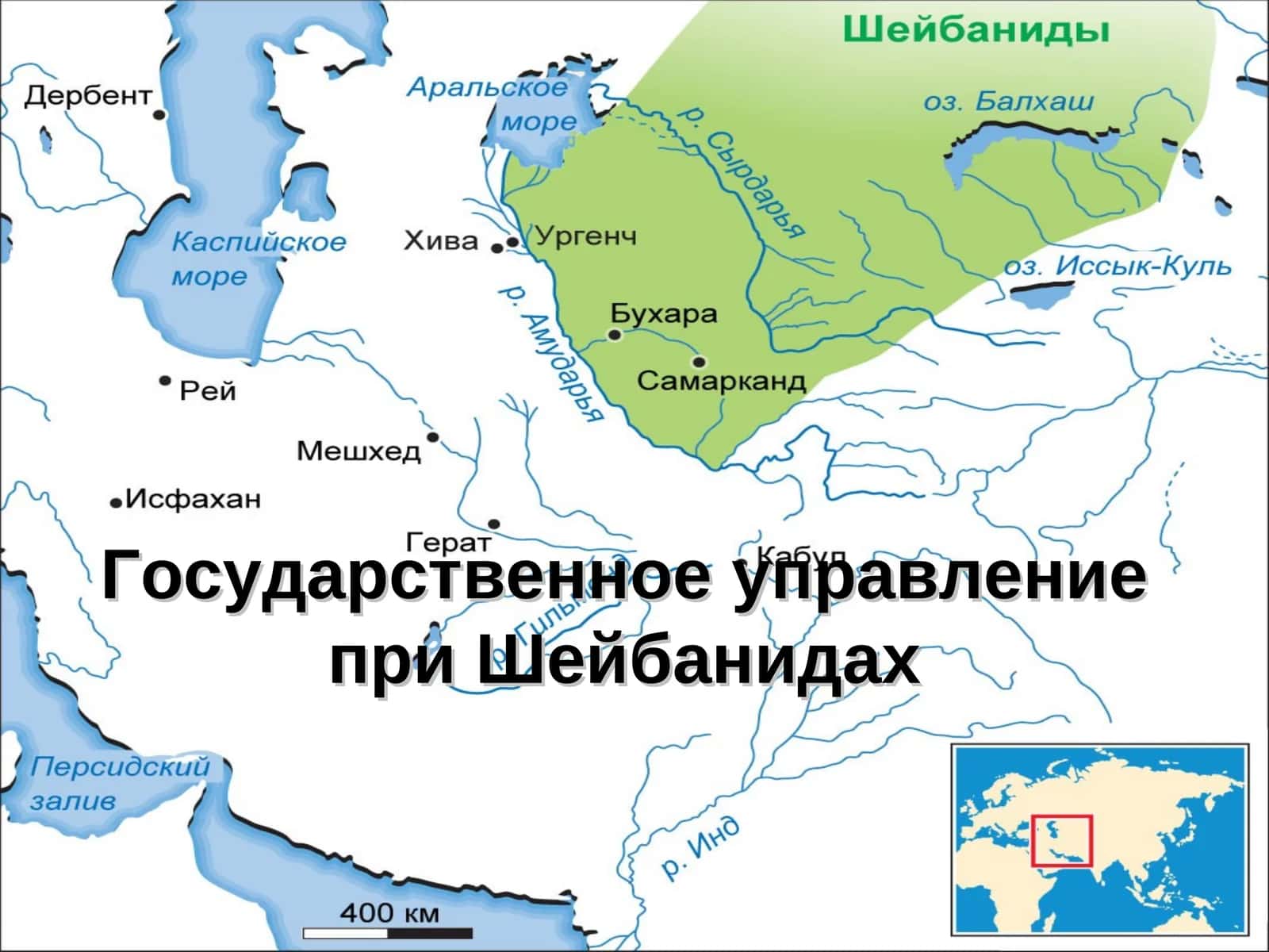 Государственное управление при Шейбанидах