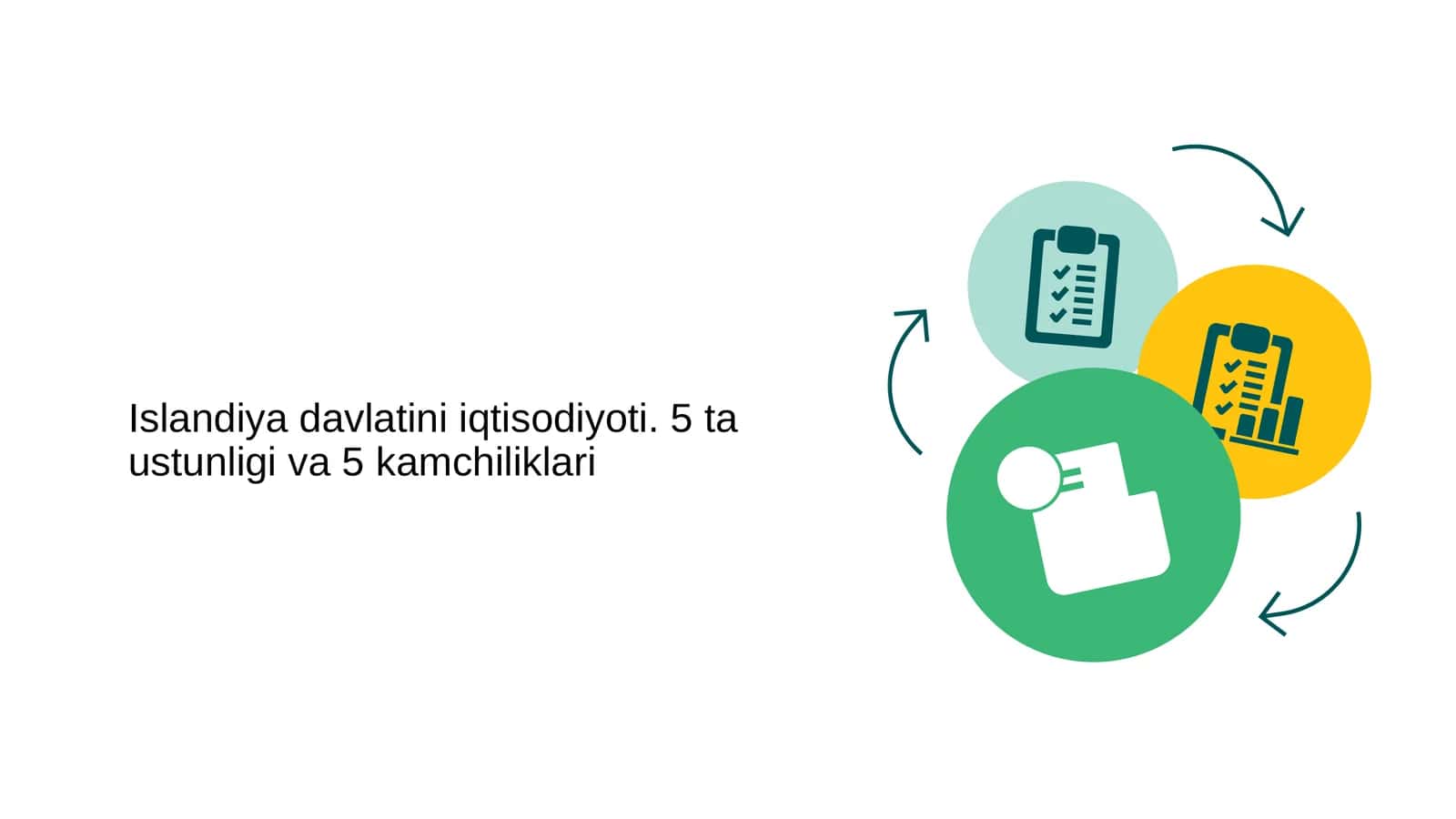 Islandiya davlatini iqtisodiyoti. 5 ta ustunligi va 5 kamchiliklari
