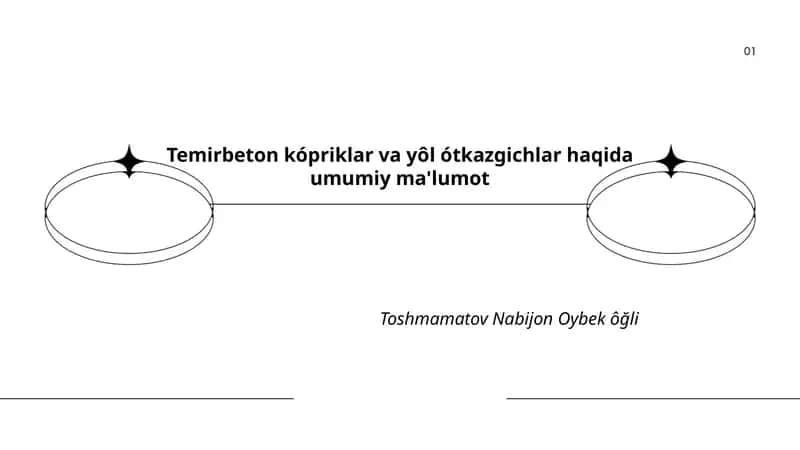 Temirbeton kópriklar va yôl ótkazgichlar haqida umumiy ma'lumot