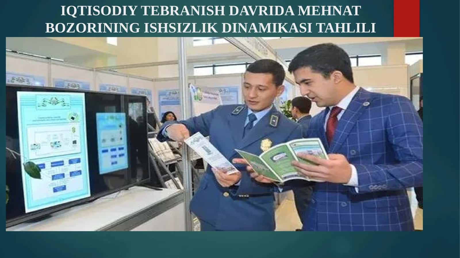 IQTISODIY TEBRANISH DAVRIDA MEHNAT BOZORINING ISHSIZLIK DINAMIKASI TAHLILI