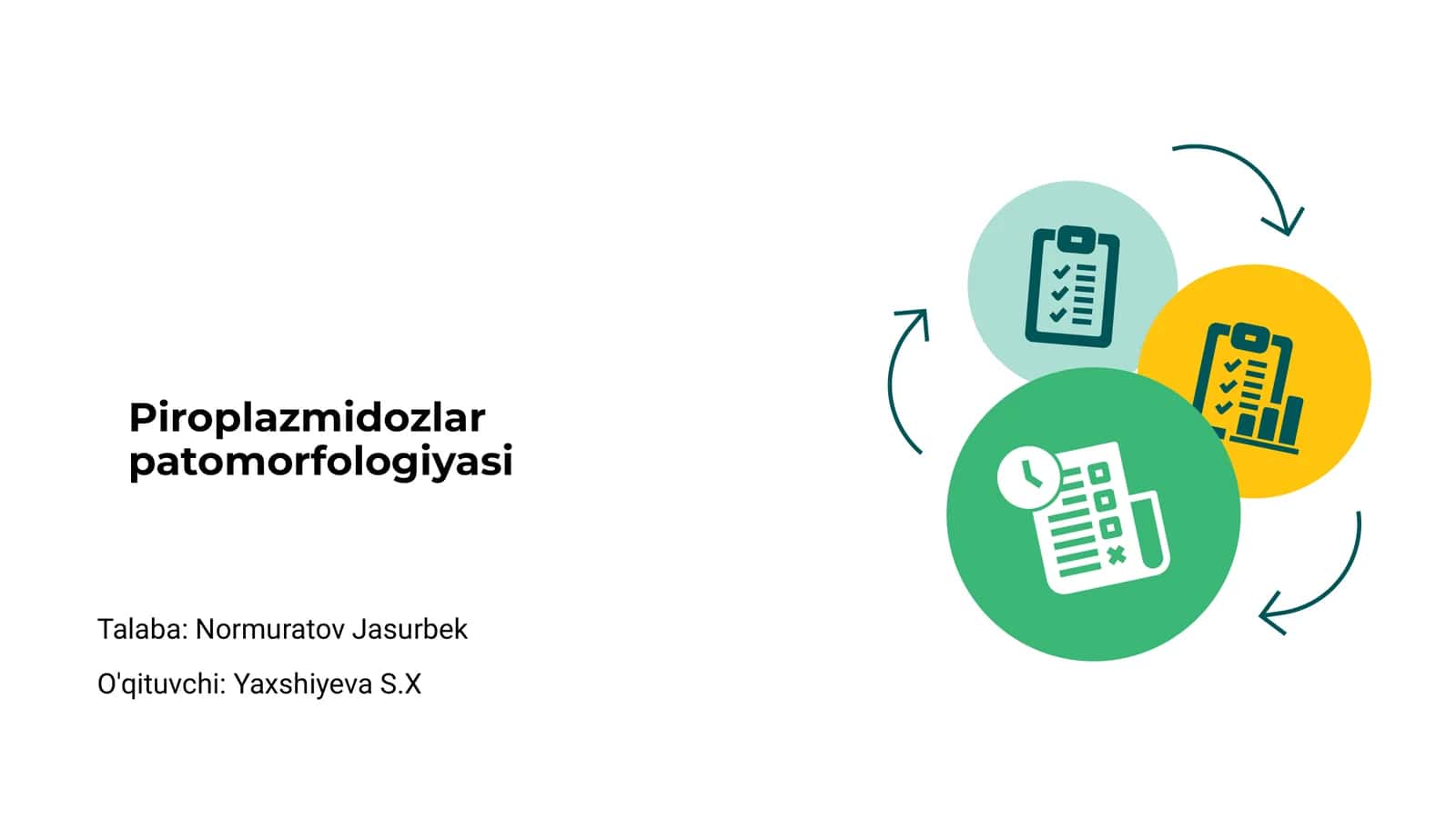 Piroplazmidozlar patomorfologiyasi