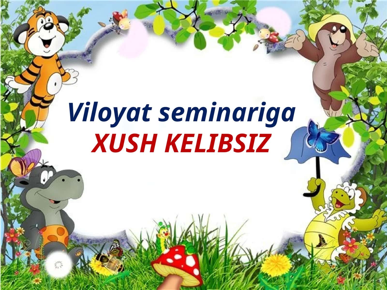 Viloyat seminariga XUSH KELIBSIZ