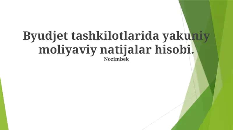 Byudjet farqi tahlili